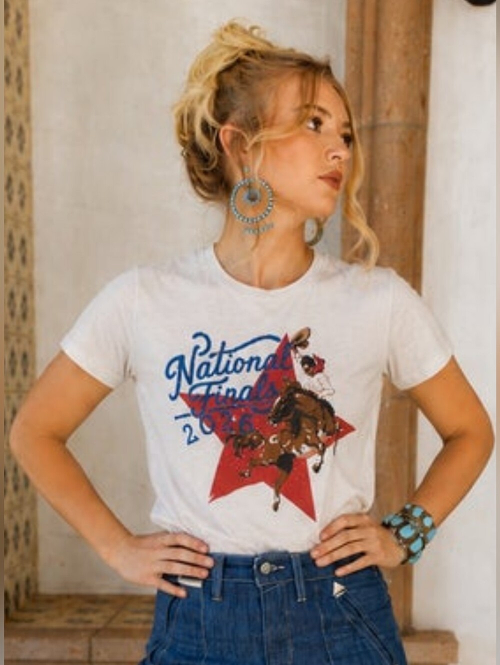 Rodeo Quincy NFR 2026 Tshirt, Medium NWT